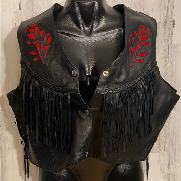 hudson leather vest